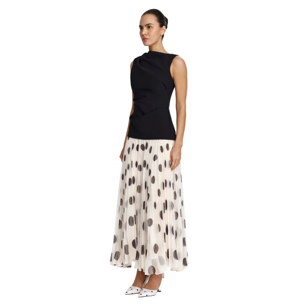 Acler Poznik Maxi Dress in Dotty, view 2