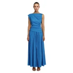 Acler Robakker Maxi Dress in Iris Blue