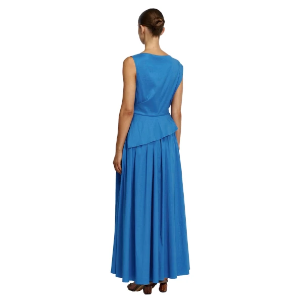 Acler Robakker Maxi Dress in Iris Blue, view 3
