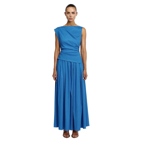 Robakker Maxi Dress in Iris Blue