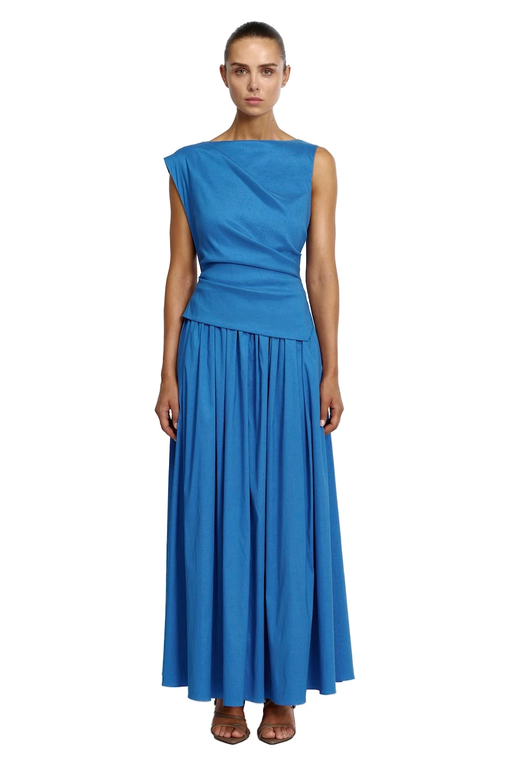 Acler Robakker Maxi Dress in Iris Blue