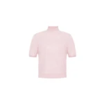 Adam Lippes Ari Top in Brushed Cashmere, Pink | Sweaters | Coveti
