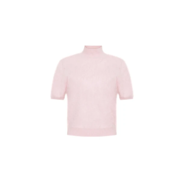 Ari Top in Brushed Cashmere, Pink