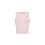 Adam Lippes Ava Shell in Brushed Cashmere, Pink | Sweaters | Coveti