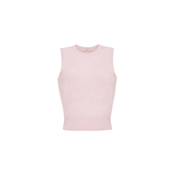 Ava Shell in Brushed Cashmere, Pink