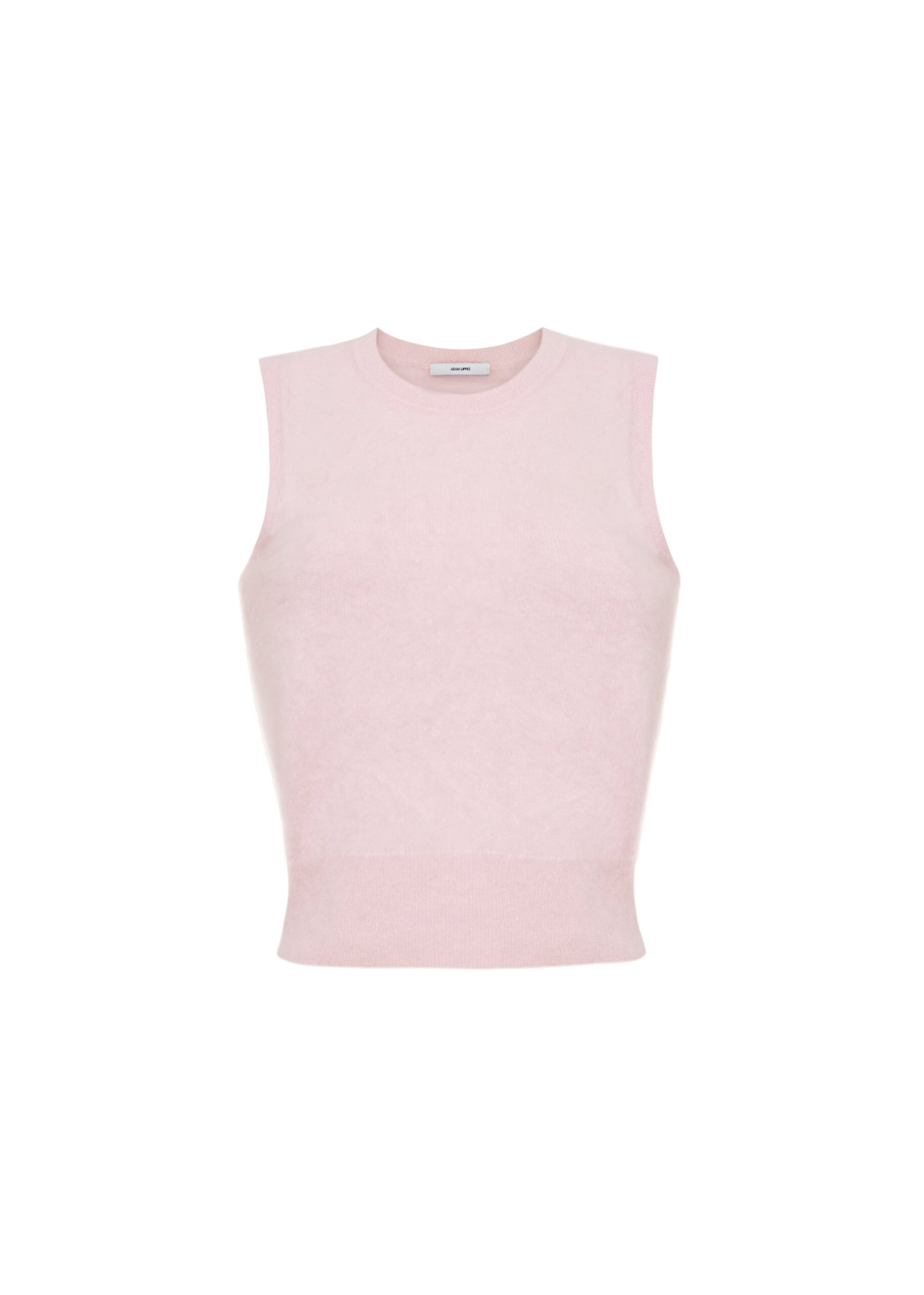 Adam Lippes Ava Shell in Brushed Cashmere, Pink Adam Lippes Ava Shell in Brushed Cashmere, Pink | Sweaters | Coveti