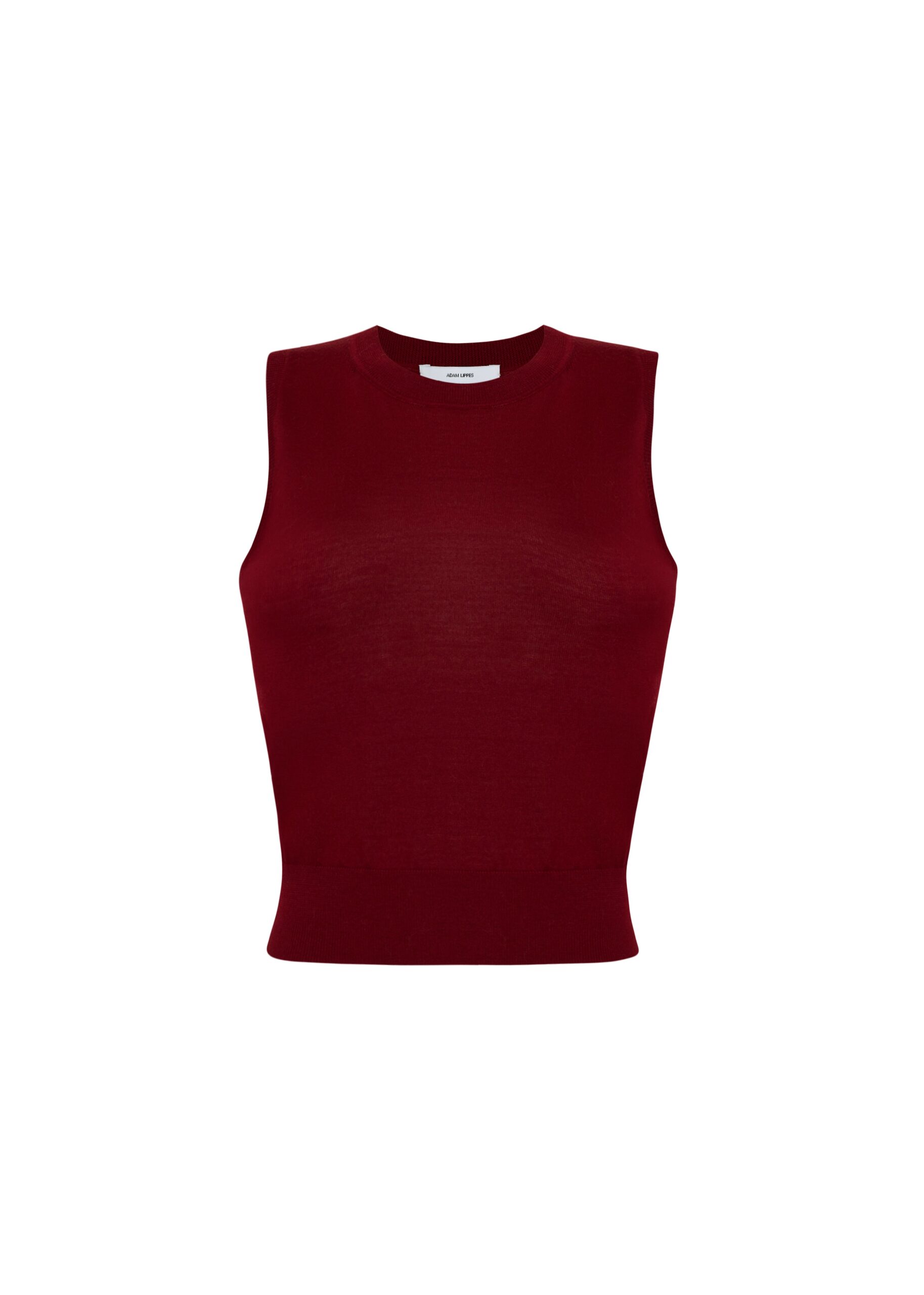 Adam Lippes Ava Shell in Fine Cashmere, Merlot Adam Lippes Ava Shell in Fine Cashmere, Merlot | Sweaters | Coveti