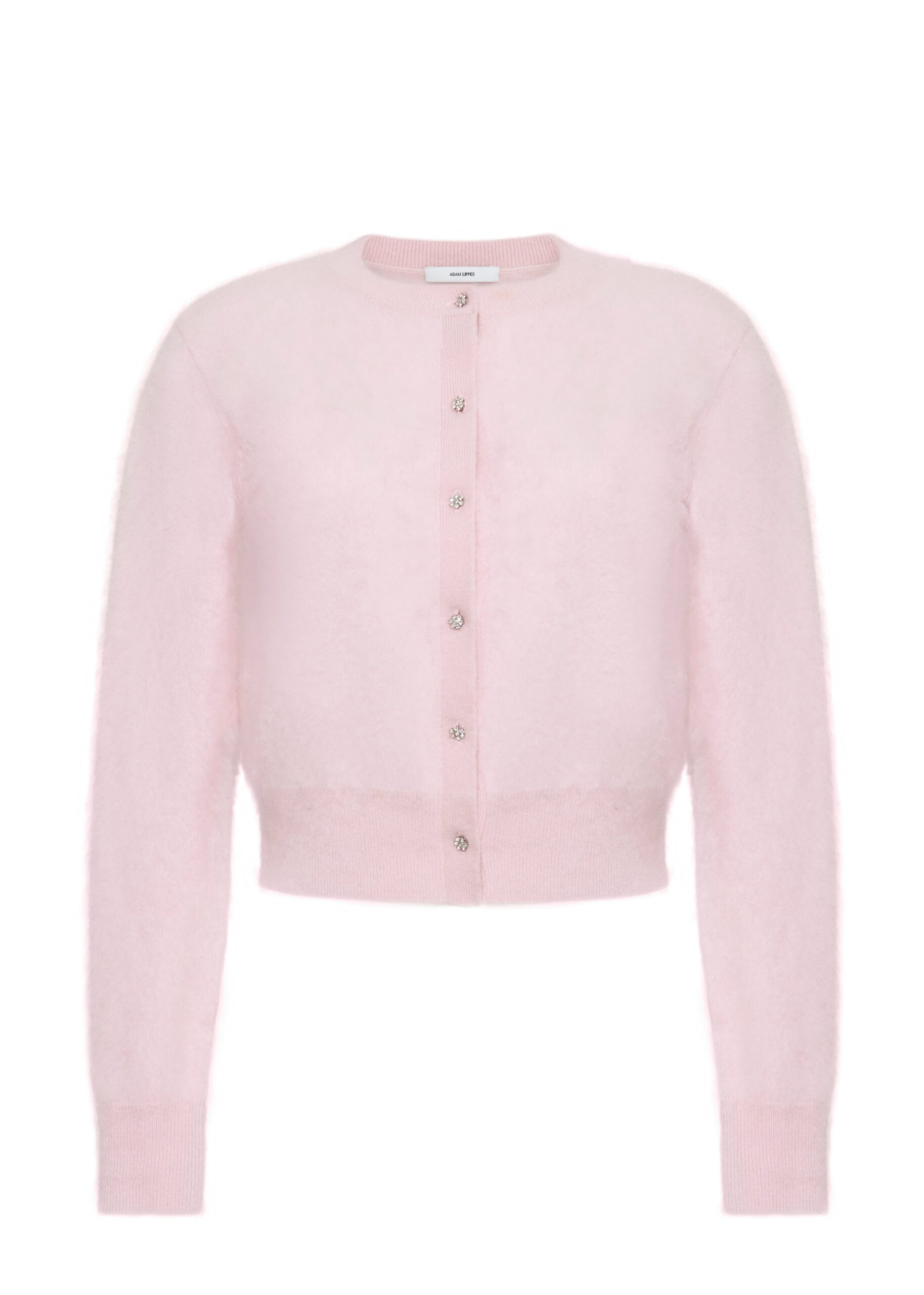 Adam Lippes Cruz Cardigan Knit in Brushed Cashmere, Pink Adam Lippes Cruz Cardigan Knit in Brushed Cashmere, Pink | Cardigan | Coveti