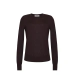 Adam Lippes Didion Knit in Fine Cashmere, Espresso | Sweaters | Coveti