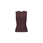 Adam Lippes Divya Shell in Viscose Python, Espresso | Sweaters | Coveti