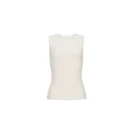 Adam Lippes Divya Shell in Viscose Python, Ivory | Sweaters | Coveti