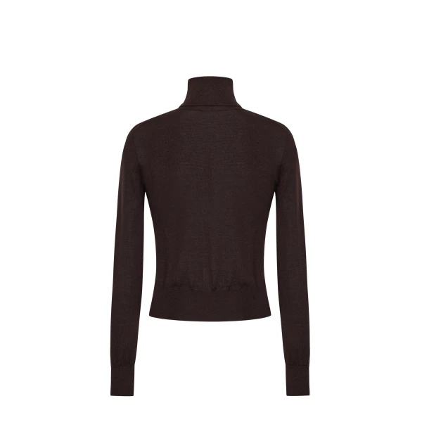 Adam Lippes Eve Knit in Fine Cashmere, Espresso