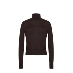 Adam Lippes Eve Knit in Fine Cashmere, Espresso | Sweaters | Coveti
