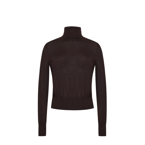 Eve Knit in Fine Cashmere, Espresso