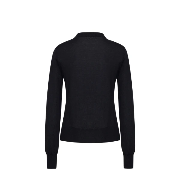 Adam Lippes Marilyn Knit in Fine Cashmere, Black