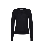 Adam Lippes Marilyn Knit in Fine Cashmere, Black | Sweaters | Coveti
