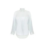 Adam Lippes Mathias Shirt in Silk Charmeuse, Mint | Shirts | Coveti