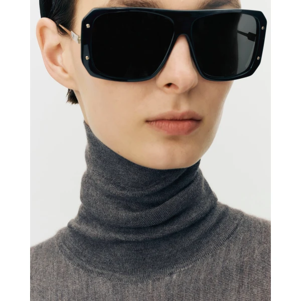 Adam Lippes Naomi Dress Knit in Fine Cashmere, Mink