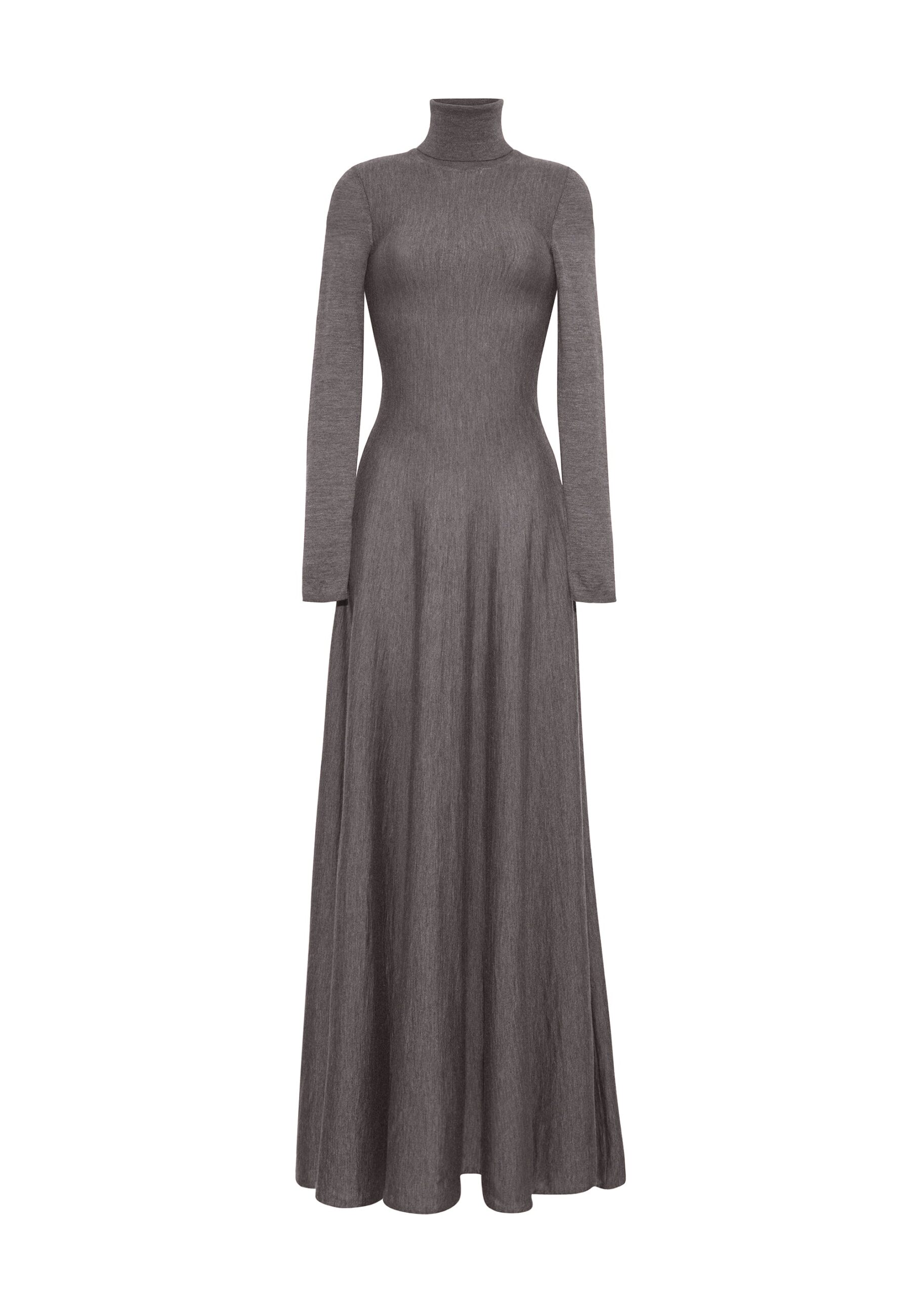 Adam Lippes Naomi Dress Knit in Fine Cashmere, Mink Adam Lippes Naomi Dress Knit in Fine Cashmere, Mink | Maxi Dresses | Coveti