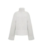 Adam Lippes Reid Top in Cashmere, Hazel | Sweaters | Coveti
