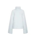 Adam Lippes Reid Top in Cashmere, Mint | Sweaters | Coveti