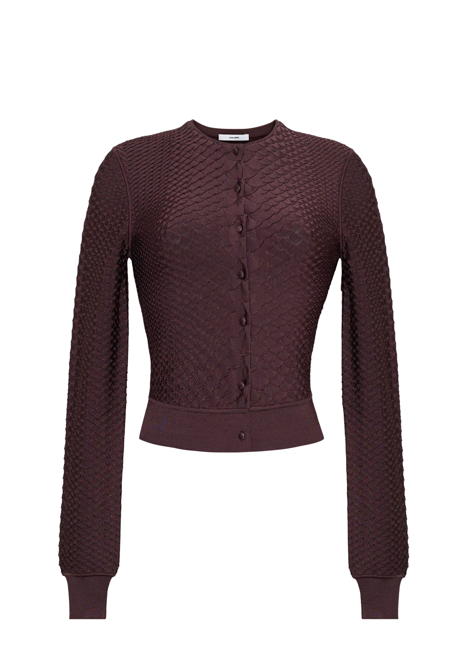 Adam Lippes Worth Cardigan in Viscose Python, Espresso Adam Lippes Worth Cardigan in Viscose Python, Espresso | Cardigan | Coveti
