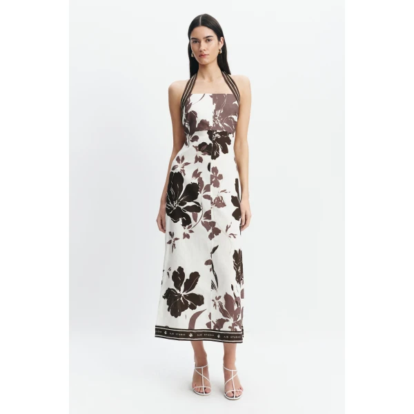 Aje Addie Maxi Dress in Sierra Print | Maxi Dresses | Coveti