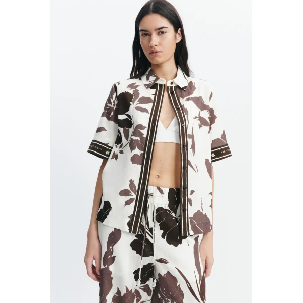 Aje Addie Shirt in Sierra Print | Shirts | Coveti