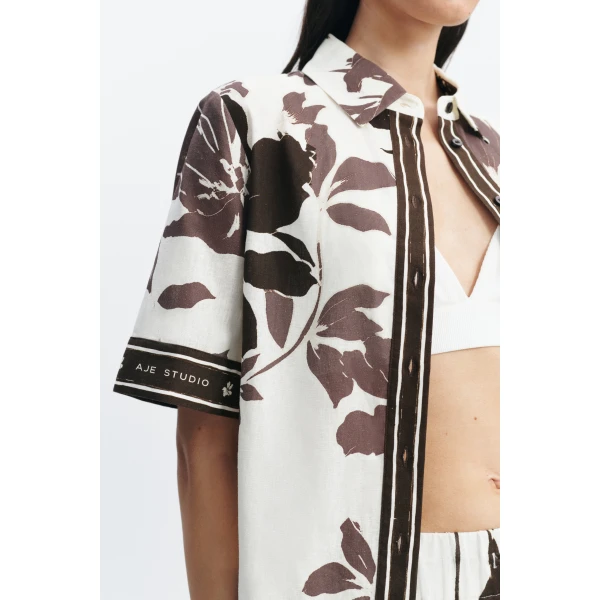 Aje Addie Shirt in Sierra Print | Shirts | Coveti