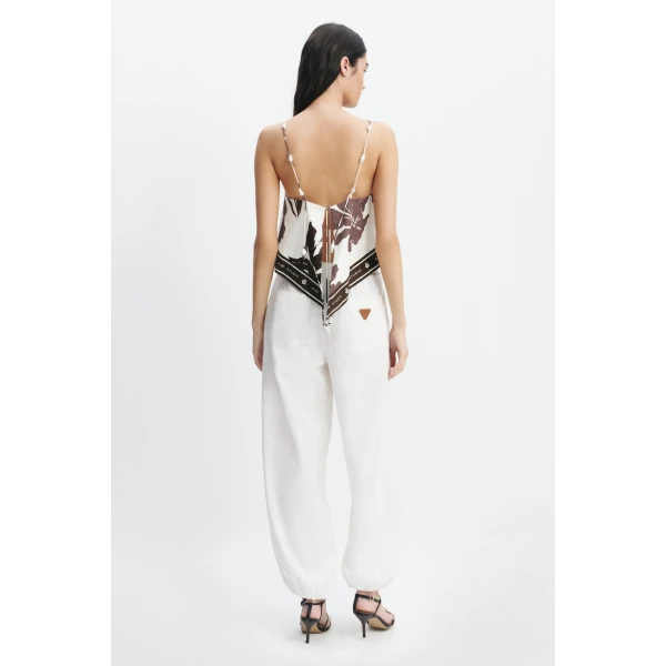 Aje Addie Tie Back Top in Sierra Print | Tops | Coveti