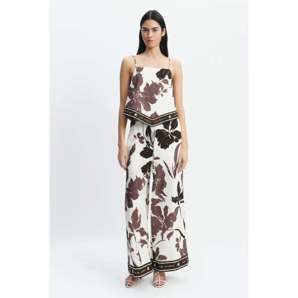 Aje Addie Wide Leg Pant in Sierra Print | Pants | Coveti