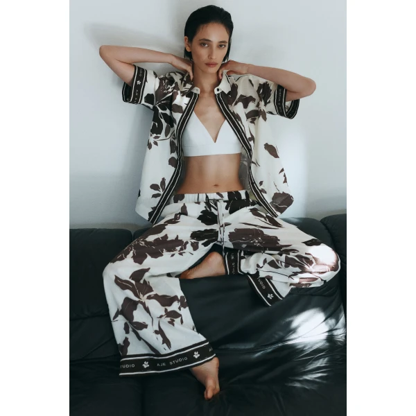 Aje Addie Wide Leg Pant in Sierra Print | Pants | Coveti