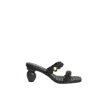 Aje Aestra Plaited Mid Heel in Black | Heels | Coveti