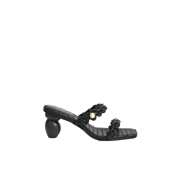 Aestra Plaited Mid Heel