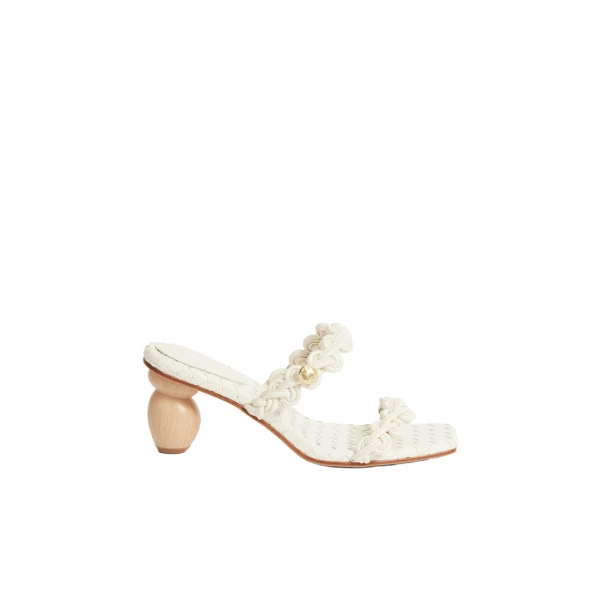 Aestra Plaited Mid Heel
