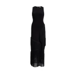 Aje Align Knit Maxi Dress in Black | Maxi Dresses | Coveti