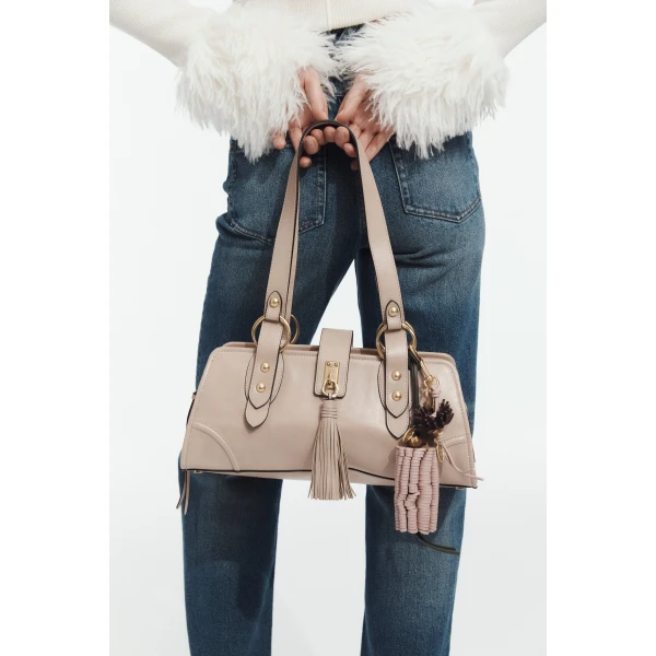 Aje Alive East West Shopper in Antique Rose | Shoulder & Crossbody Bags | Coveti