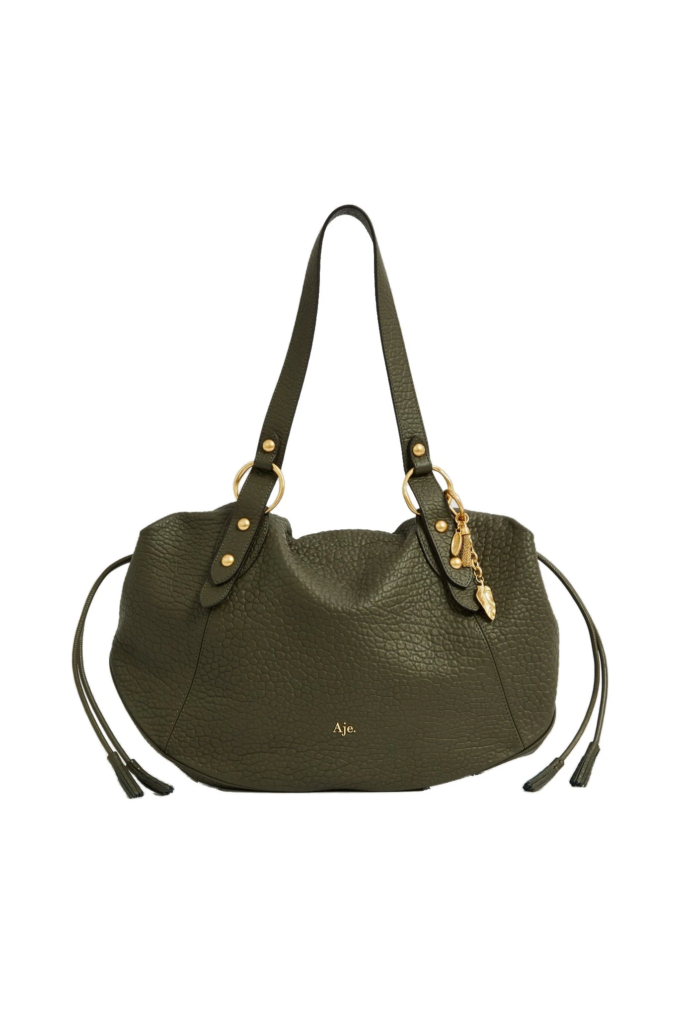 Aje Alive Gathered Shopper Pine Aje Alive Gathered Shopper in Pine | Shoulder & Crossbody Bags | Coveti