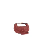 Aje Amara Texture Mini Bag in Terracotta | Clutch Bags | Coveti