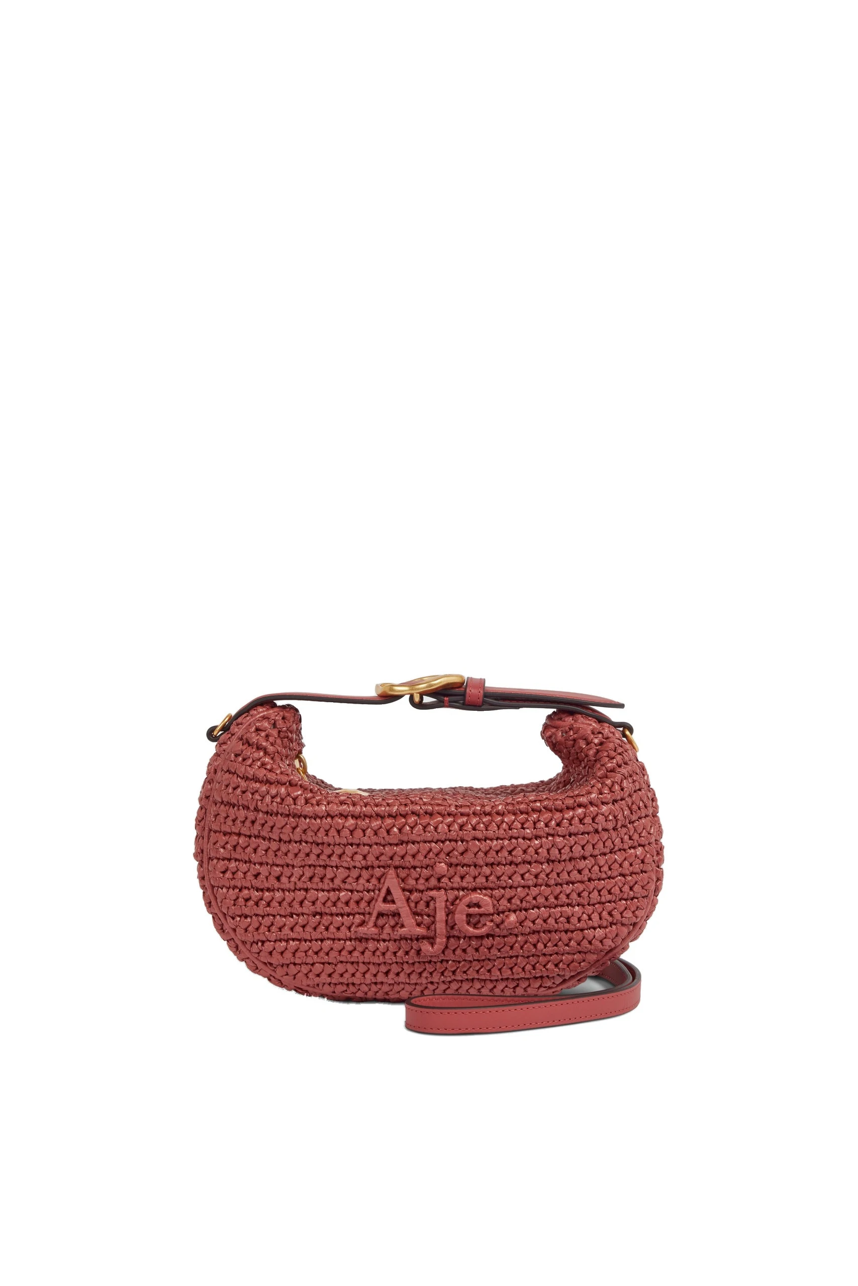 Aje Amara Texture Mini Bag Terracotta Aje Amara Texture Mini Bag in Terracotta | Clutch Bags | Coveti
