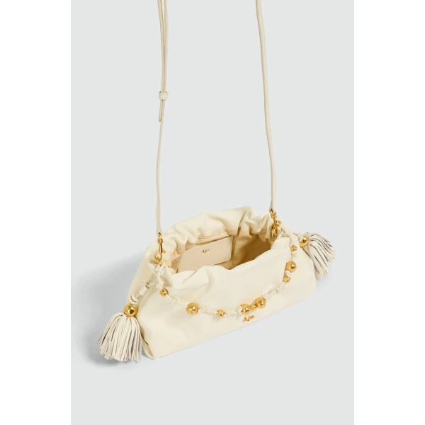 Aje Amber Clutch in Ivory | Clutch Bags | Coveti