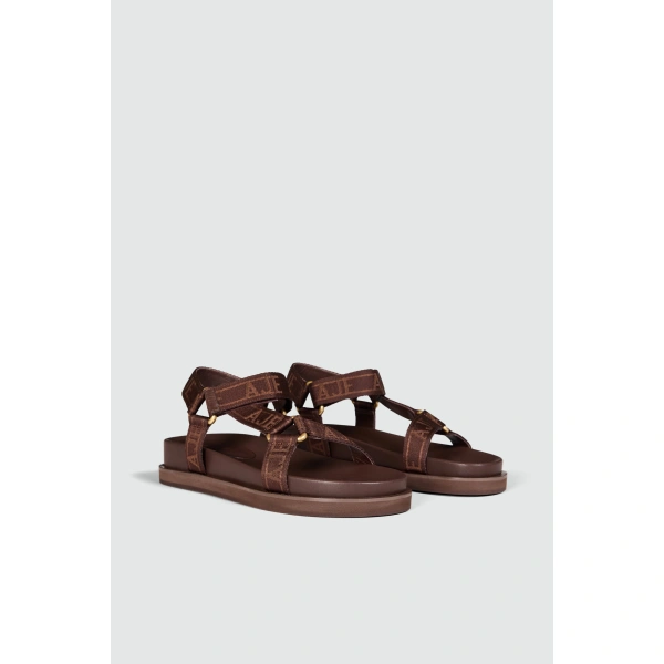 Aje Anais Sandal in Chocolate | Sandals | Coveti