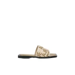 Aje Anais Slide in Olive/Natural | Flip Flops & Slides | Coveti