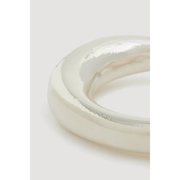 Aje Archela Bangle in Silver | Bracelets | Coveti