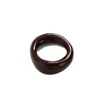 Aje Archela Resin Bangle in Brown | Bracelets | Coveti