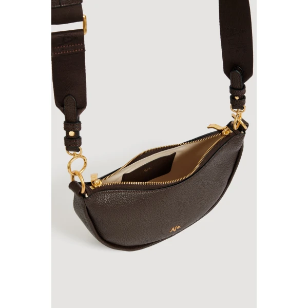 Aje Astouri Sling Crossbody in Chocolate | Shoulder & Crossbody Bags | Coveti