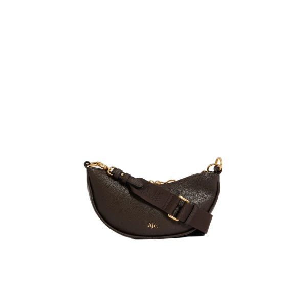 Aje Astouri Sling Crossbody in Chocolate | Shoulder & Crossbody Bags | Coveti