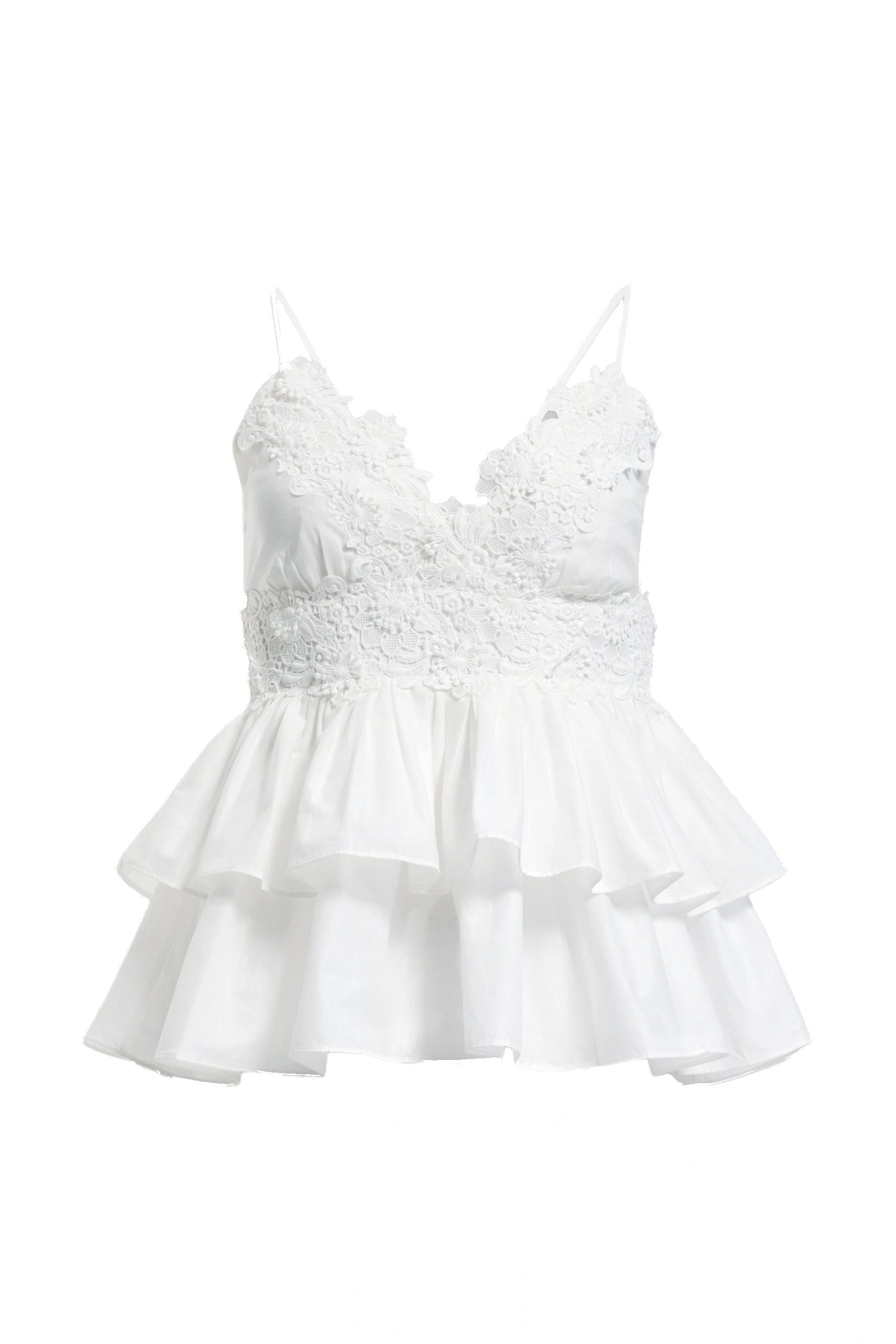 Aje Avena Lace Cami Ivory Aje Avena Lace Cami in Ivory | Tops | Coveti