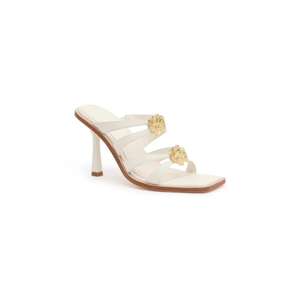 Aje Aventura Heel in Ivory | Heels | Coveti