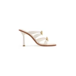 Aje Aventura Heel in Ivory | Heels | Coveti